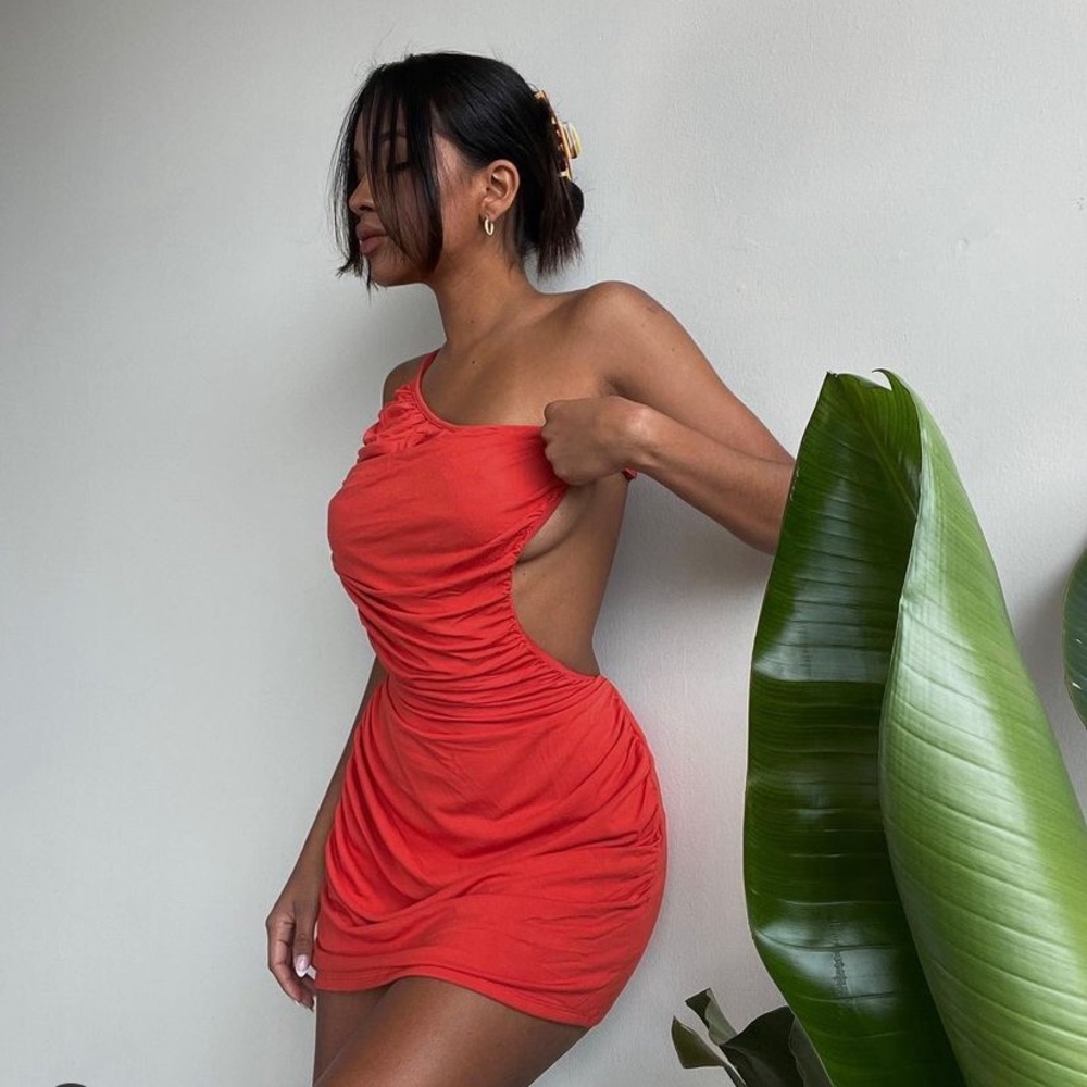 Sexy Backless Mini Dress